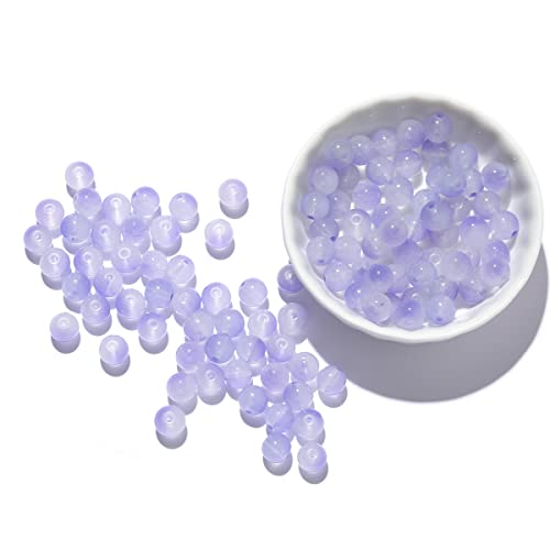 Jelly-Serie, runde Glasperlen, lose Abstandshalter für Schmuckherstellung, DIY, handgefertigte Armbänder, Zubehör, Edelstein für Damen, Erwachsene, Anfänger, Ohrringe, Halsketten, Dekoration, Lavendel Jelly-Serie, runde Glasperlen, lose Abstandshalter für Schmuckherstellung, DIY, handgefertigte Armbänder, Zubehör, Edelstein für Damen, Erwachsene, Anfänger, Ohrringe, Halsketten, Dekoration, Lavendel von KDLJFGSMF1