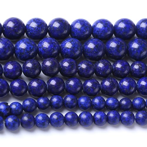 Natürliche Lapislazuli-Perlen, Edelstein, rund, Kristall, Energie, Jade, Steinperlen für Schmuckherstellung, DIY, Armband, Halskette, Schmuckherstellung, 1 Strang, 39,4 cm, 90 Stück, 4 mm Natürliche Lapislazuli-Perlen, Edelstein, rund, Kristall, Energie, Jade, Steinperlen für Schmuckherstellung, DIY, Armband, Halskette, Schmuckherstellung, 1 Strang, 39,4 cm, 90 Stück, 4 mm von KDLJFGSMF1