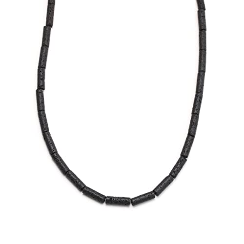 Naturstein-Perlen, 4 x 13 mm, Lava-Zylinder, lose Abstandshalter, Quarz-Edelsteinperlen für Schmuckherstellung, DIY, Armband, Halsketten von KDLJFGSMF1