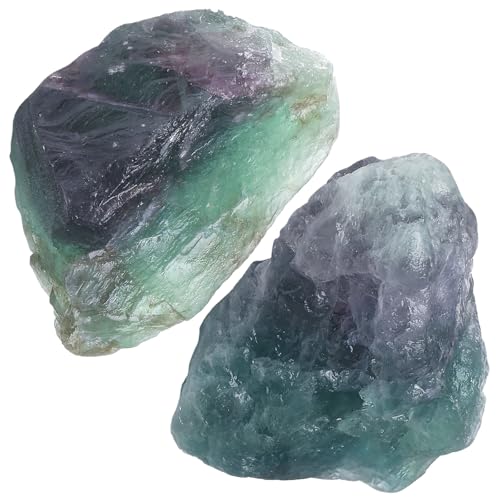 Regenbogen-Fluorit-Rohkristalle, 4,6–5,6 cm, große Steine, raue Steine, Heilkristall für Cabbing DIY, Wicca, Reiki, Dekoration, Draht, Polieren, Verpacken, Trommeln, Natursteine, Geschenke, 2 Stück Regenbogen-Fluorit-Rohkristalle, 4,6–5,6 cm, große Steine, raue Steine, Heilkristall für Cabbing DIY, Wicca, Reiki, Dekoration, Draht, Polieren, Verpacken, Trommeln, Natursteine, Geschenke, 2 Stück von KDLJFGSMF1