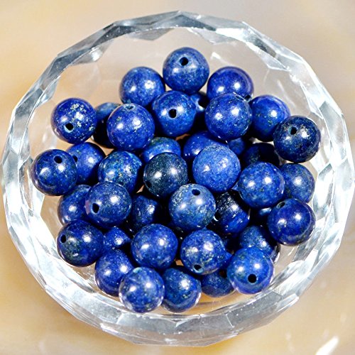 Runde Abstandshalter aus natürlichem Edelstein, lose Perlen, 10 mm, 40 Stück, Lapislazuli Runde Abstandshalter aus natürlichem Edelstein, lose Perlen, 10 mm, 40 Stück, Lapislazuli von KDLJFGSMF1