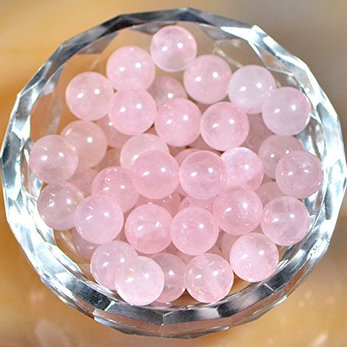 Runde Abstandshalter aus natürlichem Edelstein, lose Perlen, 6 mm, 100 Stück, Rosenquarz von KDLJFGSMF1
