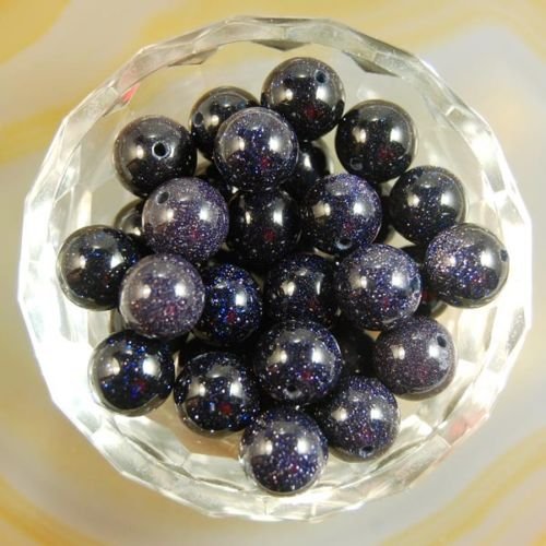 Runde Abstandshalter aus natürlichen Edelsteinen, lose Perlen, 8 mm, 50 Stück, blauer Sand Runde Abstandshalter aus natürlichen Edelsteinen, lose Perlen, 8 mm, 50 Stück, blauer Sand von KDLJFGSMF1