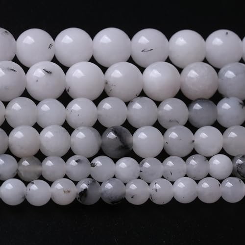 Schwarzer Haarquarzstein, Edelstein, runde Kristall-Energie-Jade-Perlen für Schmuckherstellung, DIY, Armband, Halskette, 1 Strang, 39,4 cm, 35 Stück, 10 mm Schwarzer Haarquarzstein, Edelstein, runde Kristall-Energie-Jade-Perlen für Schmuckherstellung, DIY, Armband, Halskette, 1 Strang, 39,4 cm, 35 Stück, 10 mm von KDLJFGSMF1