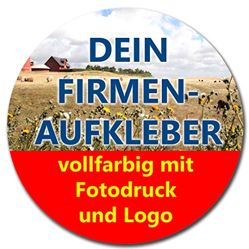 10 Aufkleber RUND 10 cm Firmenaufkleber von Ihrer Datei mit Logo Firmenlogo 10 Aufkleber RUND 10 cm Firmenaufkleber von Ihrer Datei mit Logo Firmenlogo von KDS