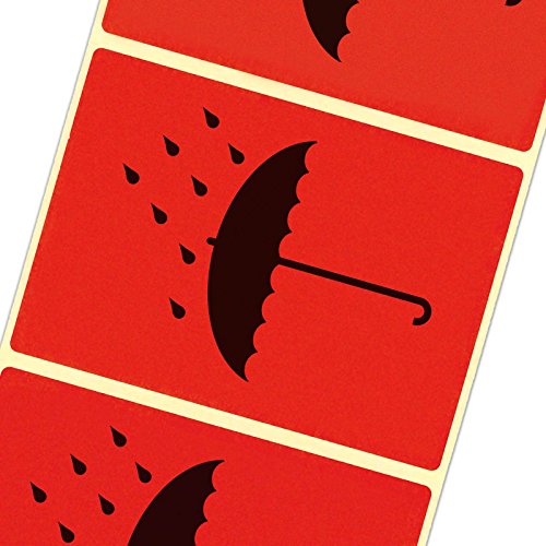 100 Etiketten vor Nässe schützen Versandetiketten Paketaufkleber Haftpapier 105 x 72 mm leuchtend rot 100 Etiketten vor Nässe schützen Versandetiketten Paketaufkleber Haftpapier 105 x 72 mm leuchtend rot von KDS