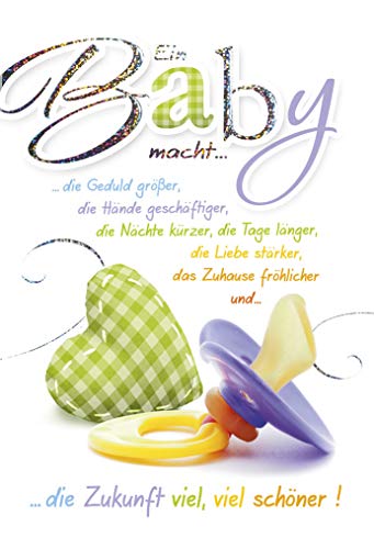 KE - Premium Geburtskarten Set | Baby Geburt Karte | DIN A6 Klappkarte inkl. Umschlag | Hochwertige Karte zur Geburt | Motiv: Nuckel KE - Premium Geburtskarten Set | Baby Geburt Karte | DIN A6 Klappkarte inkl. Umschlag | Hochwertige Karte zur Geburt | Motiv: Nuckel von KE