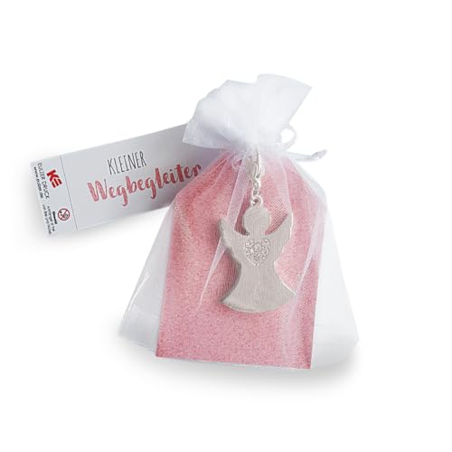 KE - Besonderer Schutzengel mit Grußkarte - Geschenkartikel mit Hintergrund, Anhänger, kleiner Wegbegleiter, Geschenk für Geburtstag, Genesungswünsche, Abschied - inkl. Organza - Säckchen, Farbe: Rosa KE - Besonderer Schutzengel mit Grußkarte - Geschenkartikel mit Hintergrund, Anhänger, kleiner Wegbegleiter, Geschenk für Geburtstag, Genesungswünsche, Abschied - inkl. Organza - Säckchen, Farbe: Rosa von KE