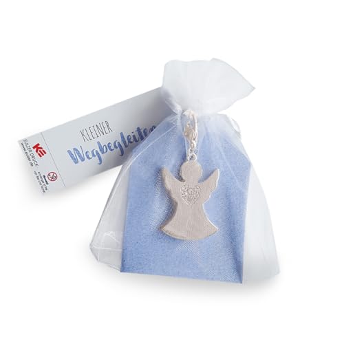 KE - Besonderer Schutzengel mit Grußkarte - Geschenkartikel mit Hintergrund, Anhänger, kleiner Wegbegleiter, inkl. Organza - Säckchen, Farbe: Blau KE - Besonderer Schutzengel mit Grußkarte - Geschenkartikel mit Hintergrund, Anhänger, kleiner Wegbegleiter, inkl. Organza - Säckchen, Farbe: Blau von KE