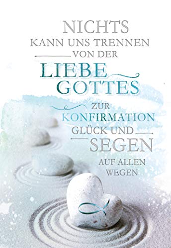 KE - Stilvolle Glückwunschkarte zur Konfirmation für Jungen & Mädchen - 17x11,5 cm Klappkarte inkl. Umschlag - Hochwertige Konfirmationskarte Motiv: Steine KE - Stilvolle Glückwunschkarte zur Konfirmation für Jungen & Mädchen - 17x11,5 cm Klappkarte inkl. Umschlag - Hochwertige Konfirmationskarte Motiv: Steine von KE