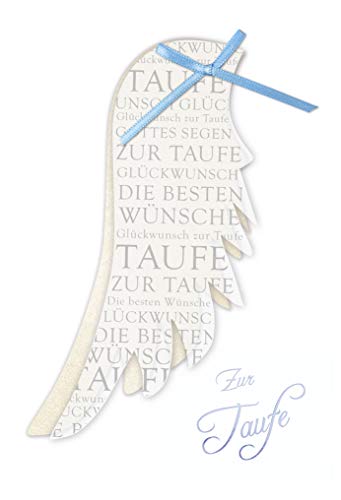 KE - Premium Taufkarte für Jungen, Glückwunschkarte zur Taufe, Set inkl. Umschlag, DIN A6 Klappkarte, Ohne Innentext, Karte in Folie - Motiv: Junge KE - Premium Taufkarte für Jungen, Glückwunschkarte zur Taufe, Set inkl. Umschlag, DIN A6 Klappkarte, Ohne Innentext, Karte in Folie - Motiv: Junge von KE