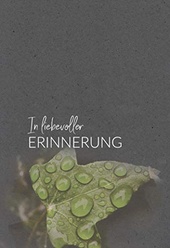 Trauerkarte - Beileidskarte - Kondolenzkarte - Beileidskarte - Trauerspruch Karte - im Format DIN B6 176 x 125 mm - Klappkarte mit Umschlag von KE