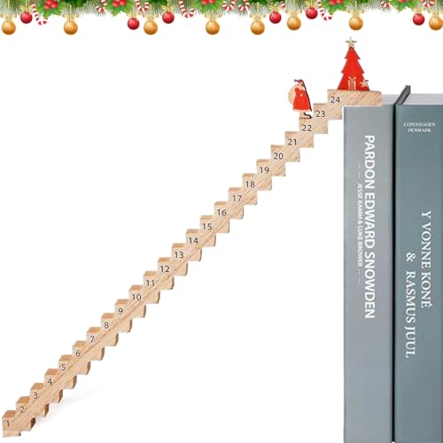 Kletternder Weihnachtsmann Adventskalender 2024 Treppen Weihnachts Adventskalender aus Holz 24-Tage Weihnachts Countdown Kalender Schreibtisch Deko Reisender Weihnachtsmann Schreibtisch Deko Kletternder Weihnachtsmann Adventskalender 2024 Treppen Weihnachts Adventskalender aus Holz 24-Tage Weihnachts Countdown Kalender Schreibtisch Deko Reisender Weihnachtsmann Schreibtisch Deko von KEAGAN