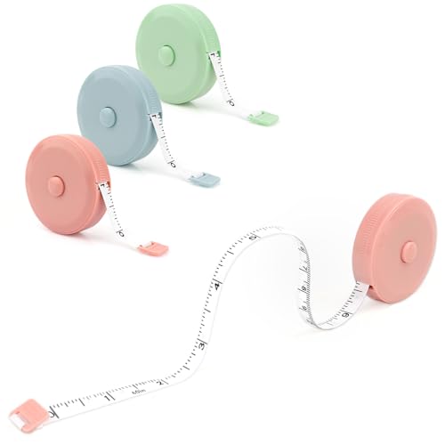 Maßband Körper,Automatisch Einziehbares Maßband,Massband Nähbedarf,3 Stücke Maßband Nähen,Schneidermaßband,Schneider Maßband,Körpermassband,Maßbänder Zum Nähen,Messband Körpergröße(Blau,Grün,Rosa) Maßband Körper,Automatisch Einziehbares Maßband,Massband Nähbedarf,3 Stücke Maßband Nähen,Schneidermaßband,Schneider Maßband,Körpermassband,Maßbänder Zum Nähen,Messband Körpergröße(Blau,Grün,Rosa) von KEAHND