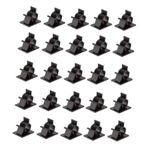 KEALBAUS 100 Stück selbstklebende Kabelhalter, verstellbare Klemmen aus schwarzem Nylon zum Organisieren und für Kabel, Clips zum Aufhängen von Drähten und um sie in Ordnung zu halten. KEALBAUS 100 Stück selbstklebende Kabelhalter, verstellbare Klemmen aus schwarzem Nylon zum Organisieren und für Kabel, Clips zum Aufhängen von Drähten und um sie in Ordnung zu halten. von KEALBAUS