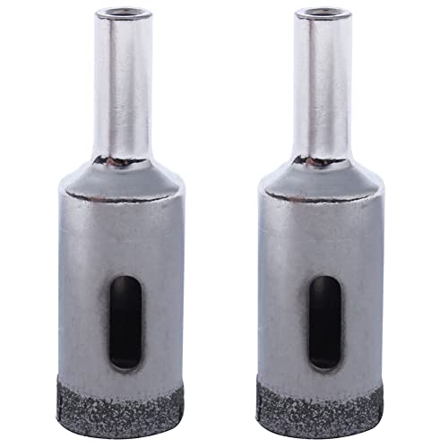 KEALBAUS 2 x Diamantbohrer, 16 mm Durchmesser, Fräser, Lochfräse, Trepan für Keramik, Glas, Fliesen, Gres KEALBAUS 2 x Diamantbohrer, 16 mm Durchmesser, Fräser, Lochfräse, Trepan für Keramik, Glas, Fliesen, Gres von KEALBAUS