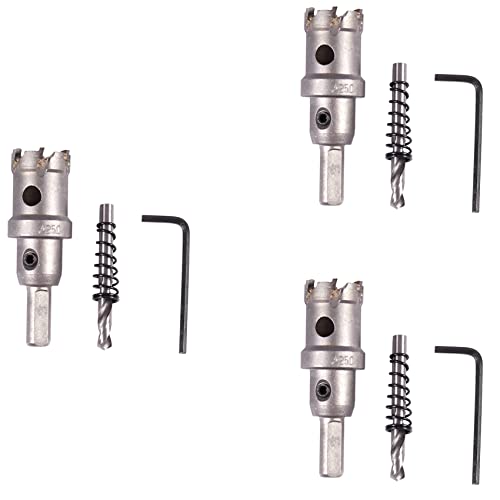 KEALBAUS 3 x HSS-Säge, Edelstahl, HSS-Säge, Größe: 25 mm von KEALBAUS