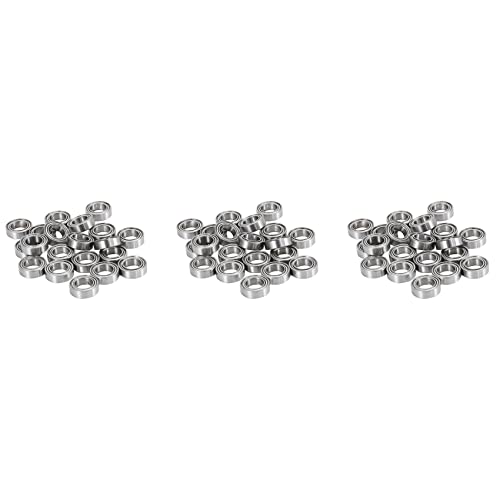 KEALBAUS 60 Stück MR106-ZZ Kugellager 6 x 10 x 3 mm, geschirmtes Metall, vorgeschmiert, mit Radialkugellager mit Fett von KEALBAUS