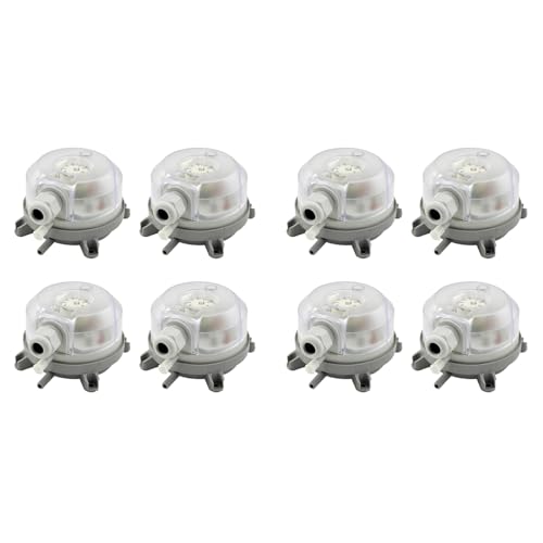KEALBAUS 8 x Luftdifferenzdruckschalter, 50 – 500 Pa, Mikrodruck, verstellbar KEALBAUS 8 x Luftdifferenzdruckschalter, 50 – 500 Pa, Mikrodruck, verstellbar von KEALBAUS