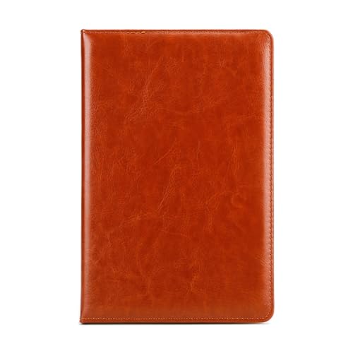 KEALBAUS B5 Notizbuch aus Leder mit weicher Lederoberfläche, Handbuch für Studenten auf Reisen, Schreibwaren und Bürobedarf, Braun von KEALBAUS
