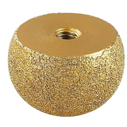 KEALBAUS Diamant-Löten, Pilz, Polieren, Kegel, Kieselstein, Marmor, Schleifwerkzeug, Kreis, Innenbereich, Blumentopf, Schleifer, 40 mm von KEALBAUS
