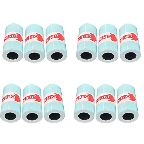 KEALLANS 12 Rollen Aufkleber Papier 57 Mm X 30 Mm Selbst Klebender Drucker für Drucker Registrier Kasse Pos Quittung KEALLANS 12 Rollen Aufkleber Papier 57 Mm X 30 Mm Selbst Klebender Drucker für Drucker Registrier Kasse Pos Quittung von KEALLANS