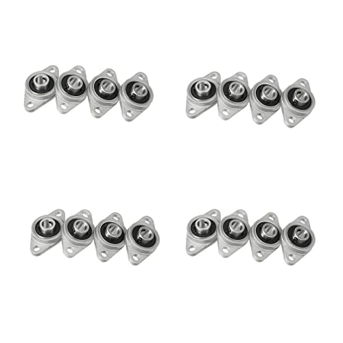 KEALLANS 16 Stücke Kfl08 Steh Lager 8 mm Bohrungs Durch Messer Legierung Rhombische Flansch Lager für Cnc von KEALLANS