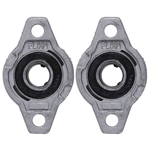 KEALLANS 2 x FL001 Zinklegierung 12 mm Kugellager A Flansch von KEALLANS