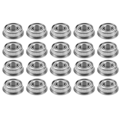 KEALLANS 20 Stück MF84ZZ LF840ZZ Flansch geschirmt Flansch 4 x 8 x 3 mm Kugellager von KEALLANS