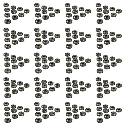 KEALLANS 200 Stück 625ZZ Radial-Kugellager, 16 mm x 5 mm x 5 mm von KEALLANS