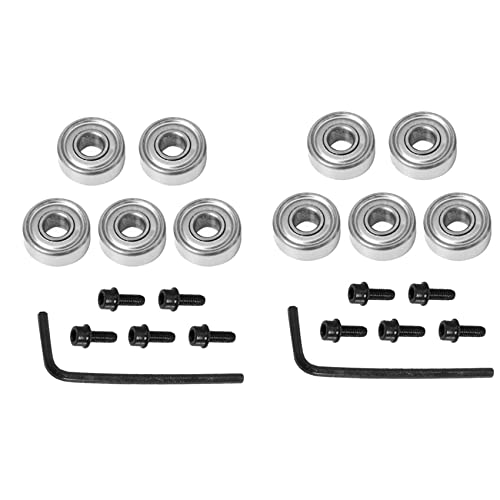 KEALLANS 2X Oberlager Fräser Fräskopflager Satz Lager Zubehör Satz Innen 4,76 mm Außen 12,7 mm von KEALLANS