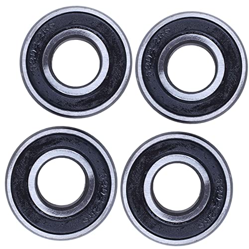 KEALLANS 4 Stück 6202RS 15 mm innen 35 mm außen nur Rollenreihe mit tiefen Rillen von KEALLANS