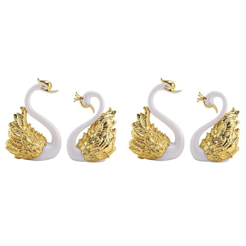 KEALLANS 4 Stücke Ornamente Figuren, Kuchen Dekoration, Auto Figuren Dekoration, Aus Hochzeit Weihnachts Dekoration A. KEALLANS 4 Stücke Ornamente Figuren, Kuchen Dekoration, Auto Figuren Dekoration, Aus Hochzeit Weihnachts Dekoration A. von KEALLANS