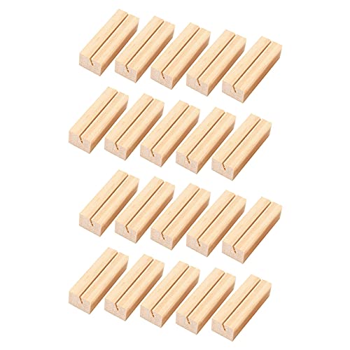 KEALLANS 40 Stück Kartenhalter aus Holz, Tischnummernhalter aus Holz, Klammern für Memo-Karten, Handwerk, Büro, für die Dekoration von Abendessen bei Hochzeiten KEALLANS 40 Stück Kartenhalter aus Holz, Tischnummernhalter aus Holz, Klammern für Memo-Karten, Handwerk, Büro, für die Dekoration von Abendessen bei Hochzeiten von KEALLANS
