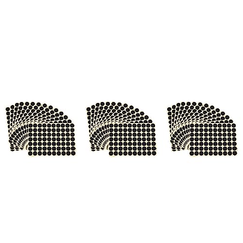 KEALLANS 45Stück 19mm Circles Round Code Stickers Selbstklebende Klebeetiketten Schwarz KEALLANS 45Stück 19mm Circles Round Code Stickers Selbstklebende Klebeetiketten Schwarz von KEALLANS