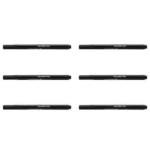 KEALLANS 6 x Fabric Marker Pens Permanent Farben für DIY Textile Kleidung T-Shirt Schuhe Schwarz KEALLANS 6 x Fabric Marker Pens Permanent Farben für DIY Textile Kleidung T-Shirt Schuhe Schwarz von KEALLANS