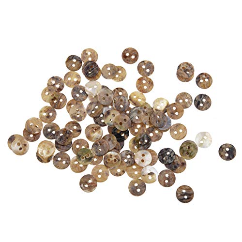 KEALLANS Set mit 100 Perlen aus Perlmutt, Muschel, rund, 8 mm KEALLANS Set mit 100 Perlen aus Perlmutt, Muschel, rund, 8 mm von KEALLANS