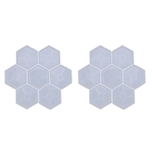 KEALLANS Set mit 16 Untersetzern aus Silikon, sechseckig, Silikonform KEALLANS Set mit 16 Untersetzern aus Silikon, sechseckig, Silikonform von KEALLANS