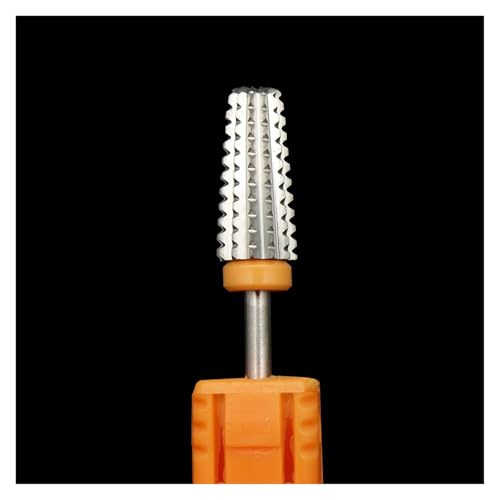 5 in 1 konische Sicherheits-Hartmetall-Nagelbohrer mit Schnittbohrern, Fräser for die Maniküre, for Entfernen von Gelnägeln, Zubehör(5In1 2XC) von KEBLIN
