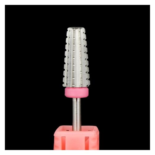 5 in 1 konische Sicherheits-Hartmetall-Nagelbohrer mit Schnittbohrern, Fräser for die Maniküre, for Entfernen von Gelnägeln, Zubehör(5In1 3XC) von KEBLIN