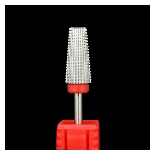 5 in 1 konische Sicherheits-Hartmetall-Nagelbohrer mit Schnittbohrern, Fräser for die Maniküre, for Entfernen von Gelnägeln, Zubehör(5In1 F) von KEBLIN