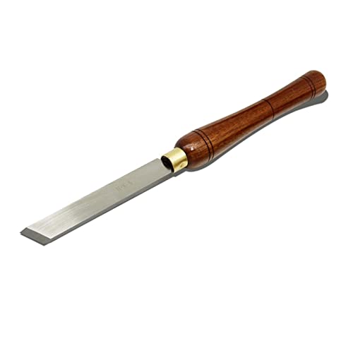1 Stück HSS Drechselmeißel 16mm/25mm Plain Skew Meißel, 420mm Holz Drechselmeißel Drehmeißel Hobelmesser HSS Klinge Walnuss Griff Holz Drechselwerkzeuge (Color : 1 x 16mm(0.625 inch)) von KEEBI