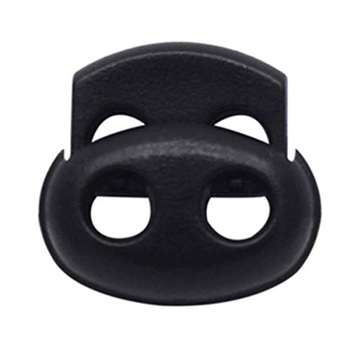 KEEJEA Kordelstopper, oval, doppelter Zylinderstopper, Mini-Größe, 18 mm x 17 mm, für 3,5 mm Seile, 25 Stück KEEJEA Kordelstopper, oval, doppelter Zylinderstopper, Mini-Größe, 18 mm x 17 mm, für 3,5 mm Seile, 25 Stück von KEEJEA