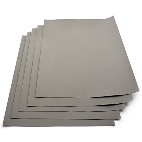 Schleifpapier, Körnung 7000, wasserdichtes Papier, nass / trocken, Silikonkarbid, 230 x 280 mm, 5 Blatt Schleifpapier, Körnung 7000, wasserdichtes Papier, nass / trocken, Silikonkarbid, 230 x 280 mm, 5 Blatt von KEEJEA
