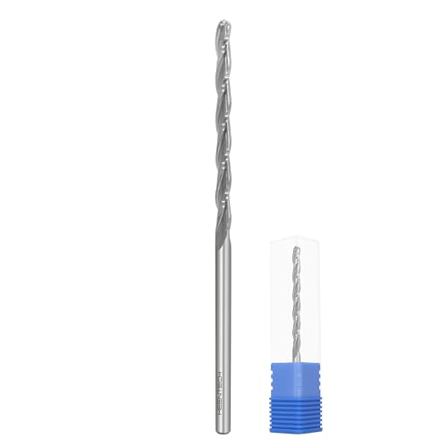 KEENTECH CNC Vollhartmetall-Spiralfräser, 3 Rillen, 2D- und 3D-Schnitzkugelspitze, hochgeschnitten – 0,3 cm Schaft, 0,3 cm Schnittdurchmesser, 1/16 Zoll Radius, 3,8 cm Schnitttiefe, 7,6 cm Gesamtlänge KEENTECH CNC Vollhartmetall-Spiralfräser, 3 Rillen, 2D- und 3D-Schnitzkugelspitze, hochgeschnitten – 0,3 cm Schaft, 0,3 cm Schnittdurchmesser, 1/16 Zoll Radius, 3,8 cm Schnitttiefe, 7,6 cm Gesamtlänge von KEENTECH