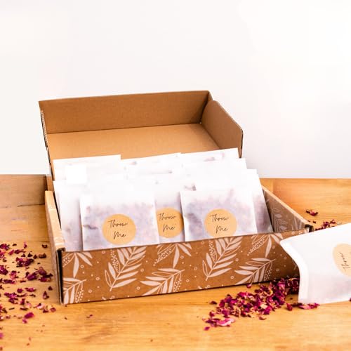KEEP IT Konfetti Kit 20 Gäste | Natürlich biologisch abbaubar Konfetti Hochzeit | 20 Pergaminbeutel, Aufkleber & Displaybox | Getrocknetes Blumen-Konfetti: Rosenblätter und Blumenmischung | Eco KEEP IT Konfetti Kit 20 Gäste | Natürlich biologisch abbaubar Konfetti Hochzeit | 20 Pergaminbeutel, Aufkleber & Displaybox | Getrocknetes Blumen-Konfetti: Rosenblätter und Blumenmischung | Eco von KEEP IT