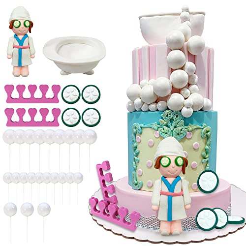 Spa Party Kuchen Topper Dekoration Kugeln Kuchen Topper Spa Thema Party Zubehör für Make Up Party Salon Party Geburtstag Party Favor Dekoration Spa Party Kuchen Topper Dekoration Kugeln Kuchen Topper Spa Thema Party Zubehör für Make Up Party Salon Party Geburtstag Party Favor Dekoration von KEEPARTY