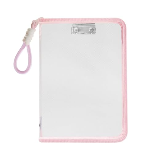 KEERADS Aesthetic Mesh- mit Reißverschluss und Ordner Organizer Dokument Klemme Metall Clips für Papier Portfolio Lagerung Schule H 2025 (A, One Size) von KEERADS