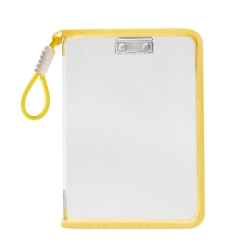 KEERADS Aesthetic Mesh- mit Reißverschluss und Ordner Organizer Dokument Klemme Metall Clips für Papier Portfolio Lagerung Schule H 2025 (C, One Size) von KEERADS