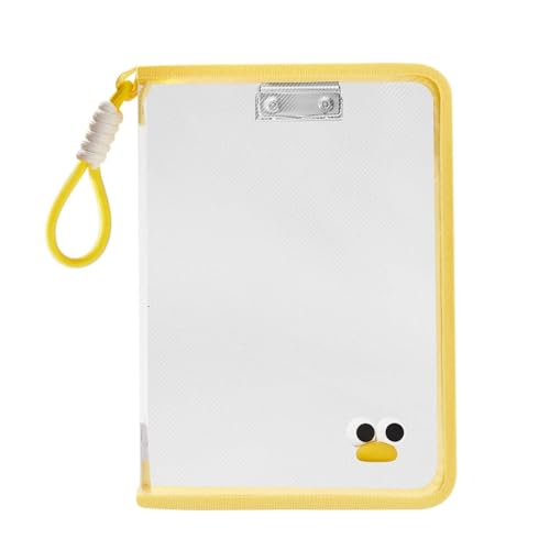KEERADS Aesthetic Mesh- mit Reißverschluss und Ordner Organizer Dokument Klemme Metall Clips für Papier Portfolio Lagerung Schule H 2025 (H, One Size) von KEERADS